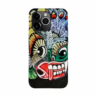 Two-Faced Demon iPhone14 Pro Max Phone Case (Leather)