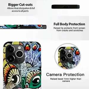 Two-Faced Demon iPhone14 Pro Max Phone Case (Leather)