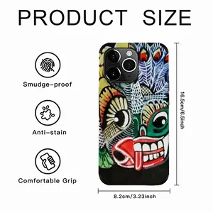 Two-Faced Demon iPhone14 Pro Max Phone Case (Leather)