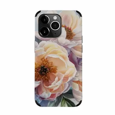 Beauty Of Peonies iPhone14 Pro Max Phone Case (Leather)