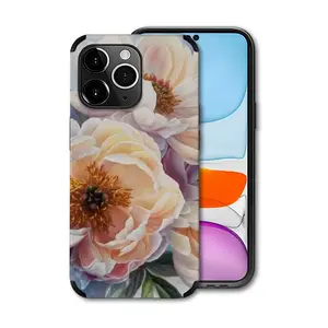 Beauty Of Peonies iPhone14 Pro Max Phone Case (Leather)