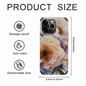 Beauty Of Peonies iPhone14 Pro Max Phone Case (Leather)