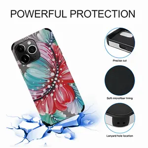 Floral Impromptu iPhone14 Pro Max Phone Case (Leather)