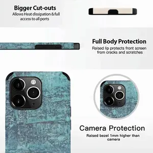 Arctic Blue iPhone14 Pro Max Phone Case (Leather)