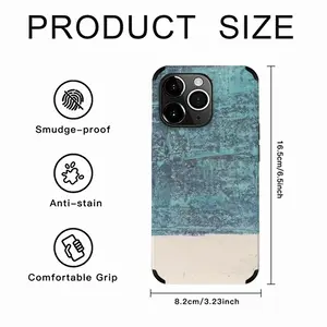 Arctic Blue iPhone14 Pro Max Phone Case (Leather)