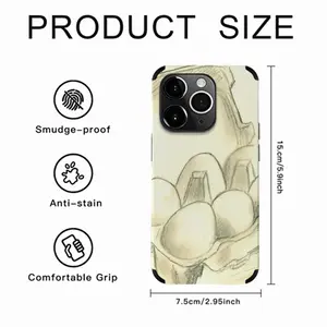 6 Eier Im Karton Six Eggs In The Cardboard iPhone14 Pro Phone Case (Leather)