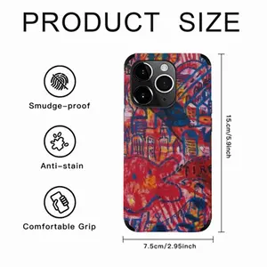 Fired iPhone14 Pro Phone Case (Leather)