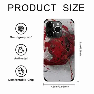 Basic Red iPhone14 Pro Phone Case (Leather)