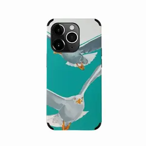 Seagulls iPhone14 Pro Phone Case (Leather)