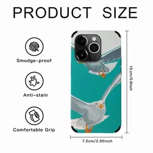 Seagulls iPhone14 Pro Phone Case (Leather)