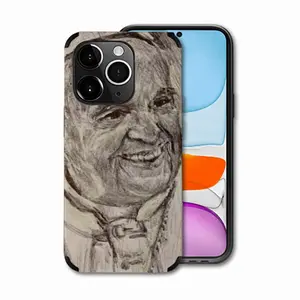 Pope Francis Portrait iPhone14 Pro Phone Case (Leather)