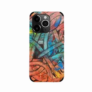 Karma iPhone14 Pro Phone Case (Leather)