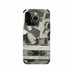 The Future Is Analog iPhone14 Pro Phone Case (Leather)