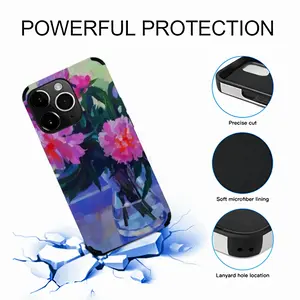 Peonies iPhone14 Pro Phone Case (Leather)