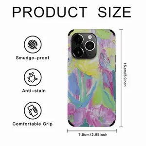 Tulips-2 iPhone14 Pro Phone Case (Leather)