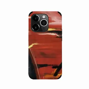 Porsche Red Crash iPhone14 Pro Phone Case (Leather)