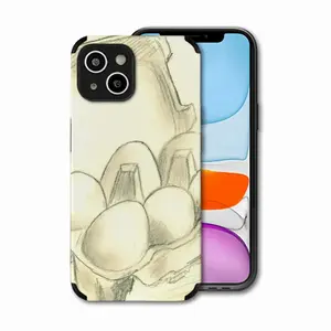 6 Eier Im Karton Six Eggs In The Cardboard iPhone14 Phone Case (Leather)