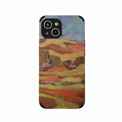 Mountain Range iPhone14 Phone Case (Leather)