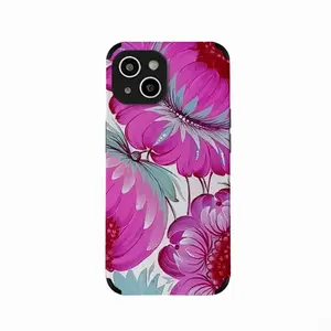 Peony Blossom iPhone14 Phone Case (Leather)