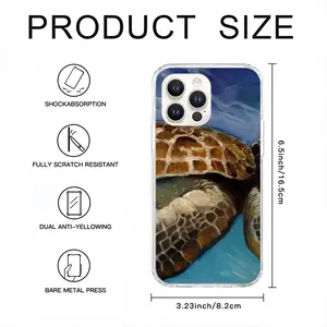 Caribbean Turtle iPhone14 Pro Max Phone Case (Silicone)