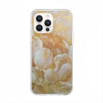 Gold Flower iPhone14 Pro Max Phone Case (Silicone)