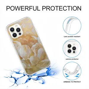 Gold Flower iPhone14 Pro Max Phone Case (Silicone)