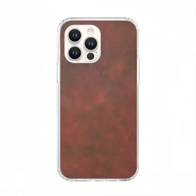 Burnt Red Clouds iPhone14 Pro Max Phone Case (Silicone)