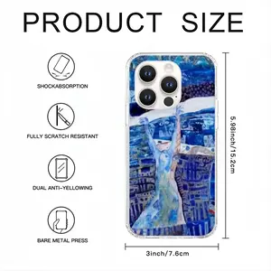 True Blue iPhone14 Pro Phone Case (Silicone)