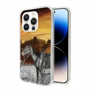 Cowboy With Horse iPhone14 Pro Phone Case (Silicone)