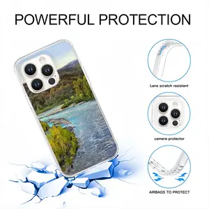 Landscape Impressionism White River iPhone14 Pro Phone Case (Silicone)