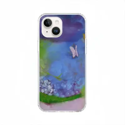 Purple Feather iPhone14 Phone Case (Silicone)