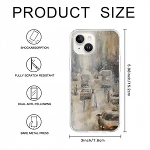 Snowy Day iPhone14 Phone Case (Silicone)