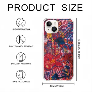 Fired iPhone14 Phone Case (Silicone)