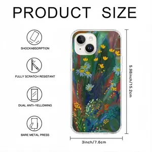 A Bouquet Of Wild Flowers In The Evening iPhone14 Phone Case (Silicone)