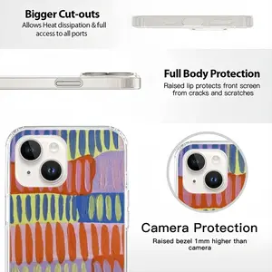 Simple Visual iPhone14 Phone Case (Silicone)