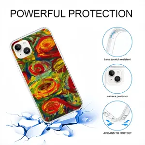 Whirls iPhone14 Plus Phone Case (Silicone)