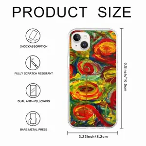 Whirls iPhone14 Plus Phone Case (Silicone)