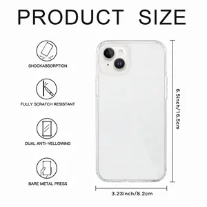 White iPhone14 Plus Phone Case (Silicone)