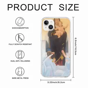 Maria With Angels iPhone14 Plus Phone Case (Silicone)