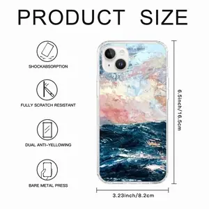 Sunset Sea iPhone14 Plus Phone Case (Silicone)