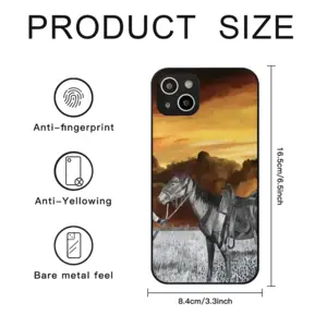 Cowboy With Horse iPhone14 Plus Phone Case (Tempered Film)