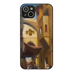 Old Jerusalem Jewish Quarter iPhone14 Plus Phone Case (Tempered Film)