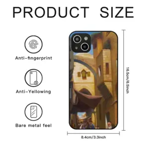 Old Jerusalem Jewish Quarter iPhone14 Plus Phone Case (Tempered Film)