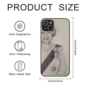 Queen Elizabeth Ii iPhone14 Plus Phone Case (Tempered Film)