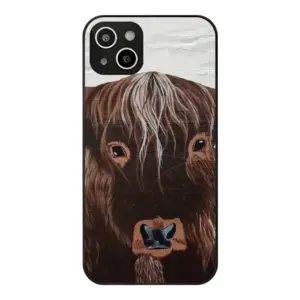 Bull - Red Bull Taurus Animals Buffalo Wild iPhone14 Plus Phone Case (Tempered Film)