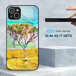 The Tree On The Hill iPhone14 Plus Phone Case (Tempered Film)