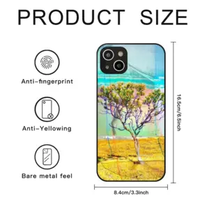 The Tree On The Hill iPhone14 Plus Phone Case (Tempered Film)