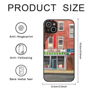 Juice & Joe New York City iPhone14 Plus Phone Case (Tempered Film)