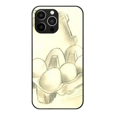 6 Eier Im Karton Six Eggs In The Cardboard iPhone14 Pro Max Phone Case (Tempered Film)