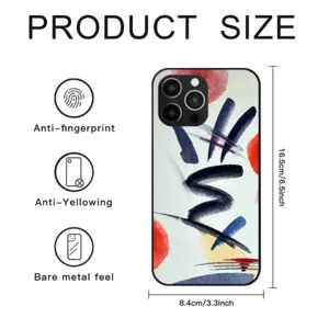 Make Art Not War iPhone14 Pro Max Phone Case (Tempered Film)